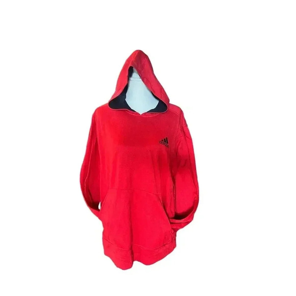 adidas the go to hoodie red mens size large - Picture 2 of 9